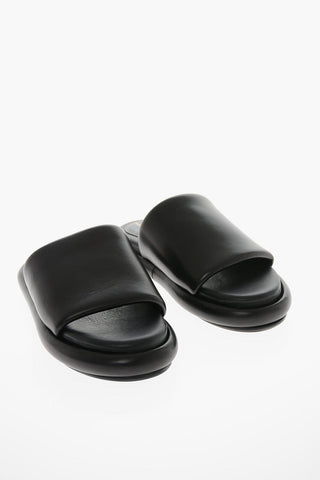 Soft-leather DOROTEA PALM Slides with Statement Sole