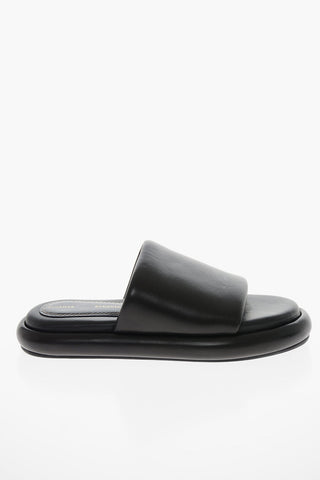 Soft-leather DOROTEA PALM Slides with Statement Sole