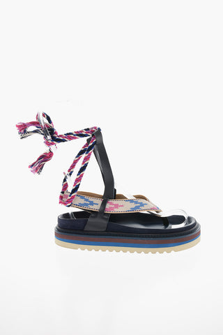 Sandali a Infradito EDEME in Pelle con Suola Chunky