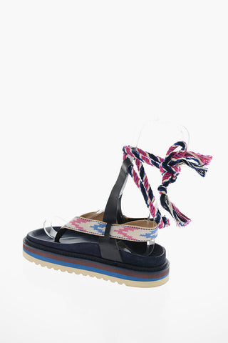 Sandali a Infradito EDEME in Pelle con Suola Chunky