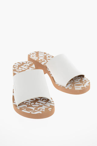 SEE BY Leather ELISA Mules with logo