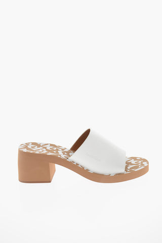 SEE BY Leather ELISA Mules with logo