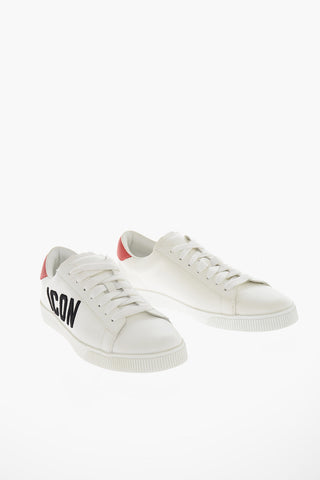 ICON Leather CASSETTA Sneakers with Embroidered Logo