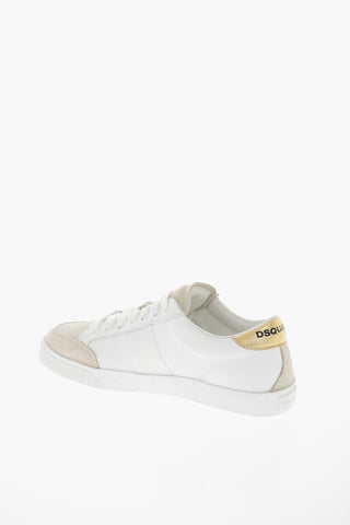 ICON Sneakers CASSETTA in Pelle con Logo in Rilievo