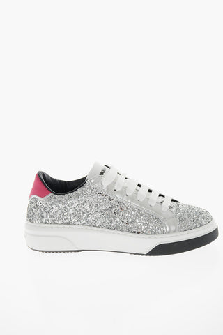 Leather BUMPER Glittery Sneakers