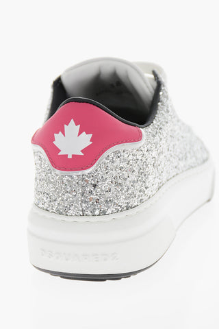 Leather BUMPER Glittery Sneakers
