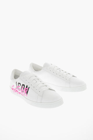 ICON Leather CASSETTA Sneakers with Print
