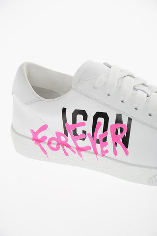 ICON Leather CASSETTA Sneakers with Print