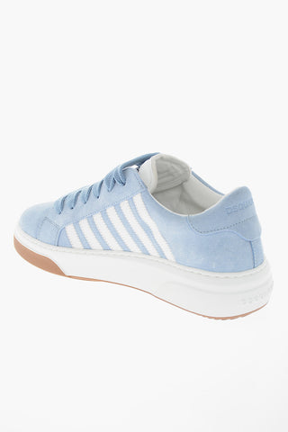 Suede-leather BUMPER Sneakers with Embossed Logo