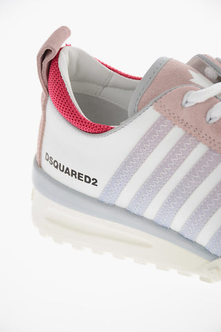 Leather LEGEND Sneakers with Suede Details