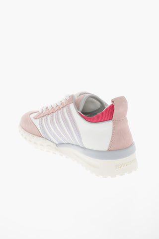 Leather LEGEND Sneakers with Suede Details