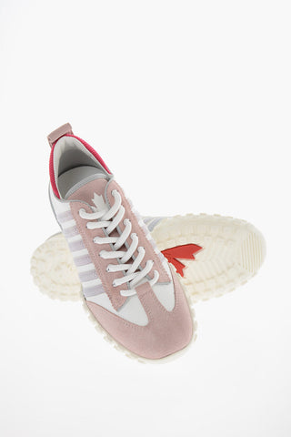 Leather LEGEND Sneakers with Suede Details