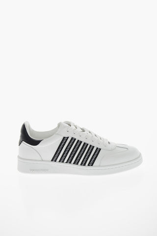 Leather BOXER Sneakers with Contrasting Detailing
