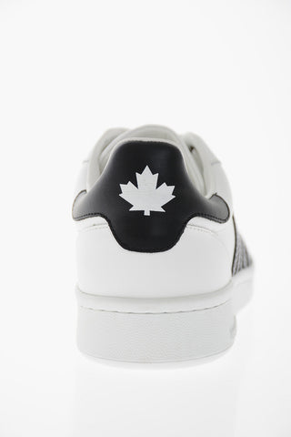Leather BOXER Sneakers with Contrasting Detailing