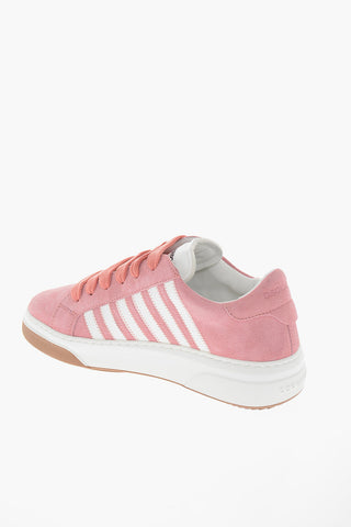 Suede-leather BUMPER Sneakers with Embossed Logo