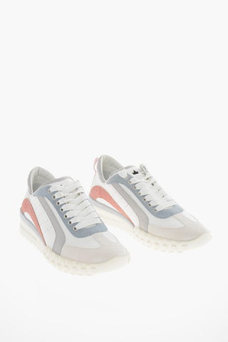 Leather LEGEND Sneakers with Glittery Detail