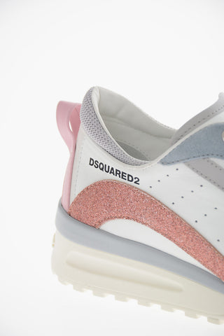 Leather LEGEND Sneakers with Glittery Detail