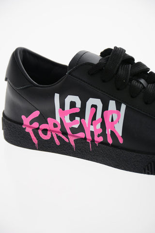 ICON Leather CASSETTA Sneakers with Print