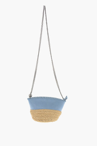 Crossbody Mini Bag with Rafia Detailing