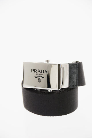 Nylon Belt with Logoed Buckle