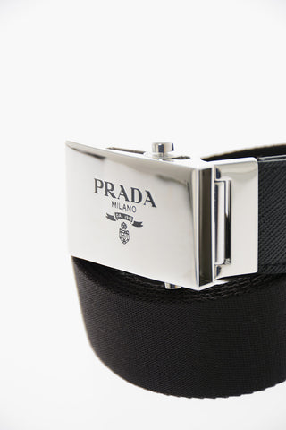 Nylon Belt with Logoed Buckle