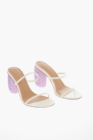 Sandali SOAP in Pelle con Tacco a Saponetta
