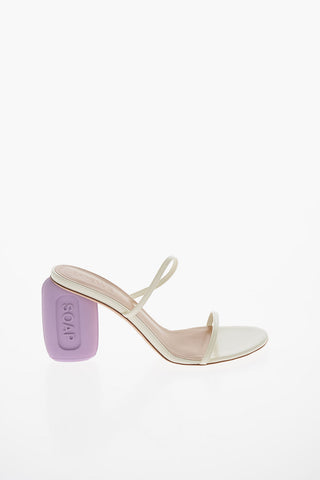 Sandali SOAP in Pelle con Tacco a Saponetta