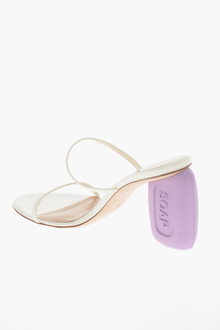 Sandali SOAP in Pelle con Tacco a Saponetta