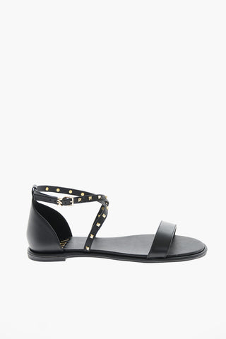 Leather ASTRID Sandals with Stud-embellishment