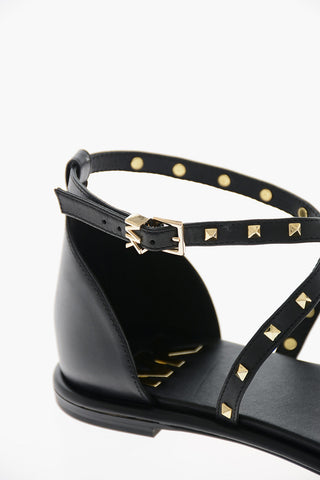 Leather ASTRID Sandals with Stud-embellishment