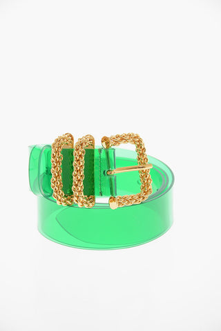 Pvc KATINA Belt with Gold-toned Buckle