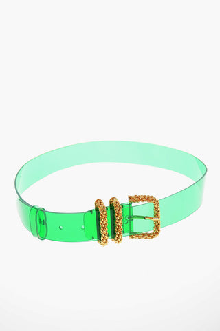 Pvc KATINA Belt with Gold-toned Buckle