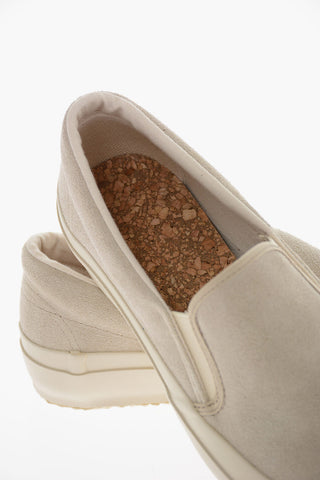 Sneakers Slip-On in Camoscio  