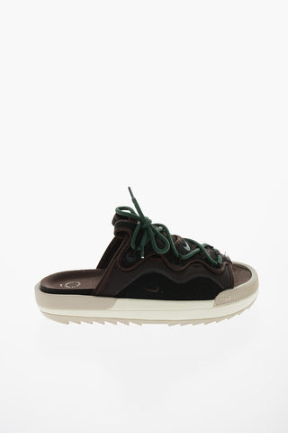 Faux Leather OFFLINE 2.0 Sandals with Contrasting Braided Laces