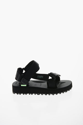 Solid Color DEPA Sandals with Touch Strap Closure