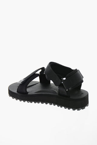 Solid Color DEPA Sandals with Touch Strap Closure
