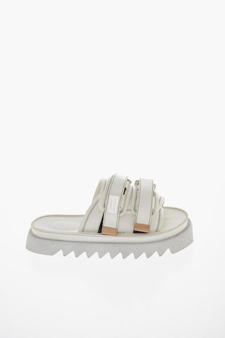 SUICOKE Leather MOTO 02 Sandals with Touch Strap Closure