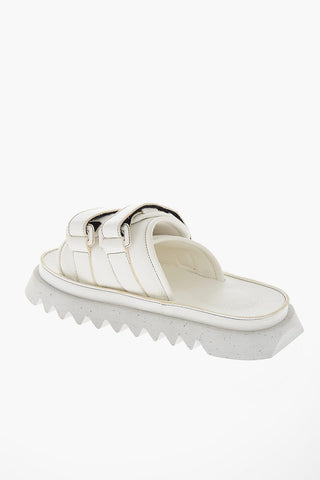 SUICOKE Leather MOTO 02 Sandals with Touch Strap Closure