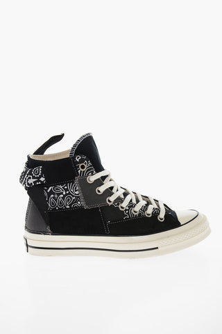CHUCK TAYLOR ALL STAR Bandana Motif Faux Suede High-Top Sneakers