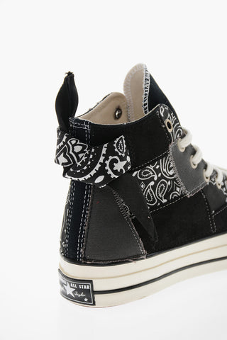 CHUCK TAYLOR ALL STAR Bandana Motif Faux Suede High-Top Sneakers