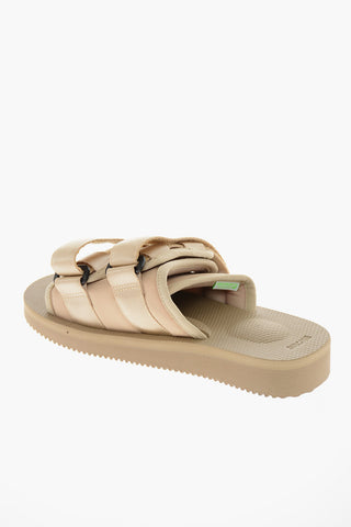 Logo Patch and Touch Strap Closure Sandals with Rubber sole