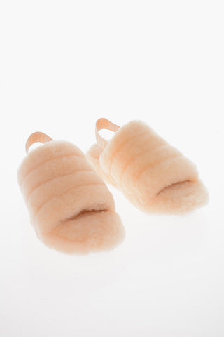 Wool FLUFF YEAH Slipper with Logoed Elastic Band