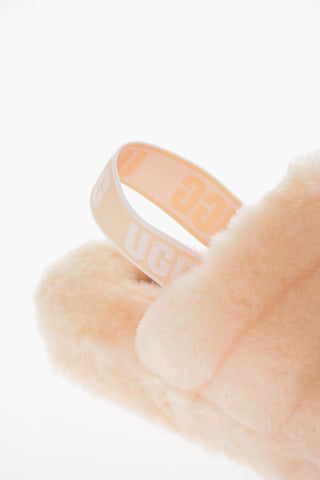 Wool FLUFF YEAH Slipper with Logoed Elastic Band