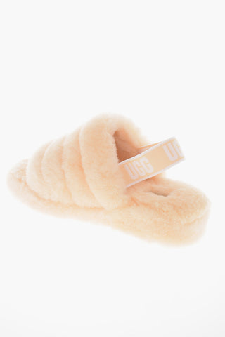 Wool FLUFF YEAH Slipper with Logoed Elastic Band