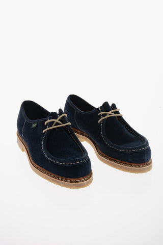 Suede MICKA Derby Shoes With Contrasting Laces