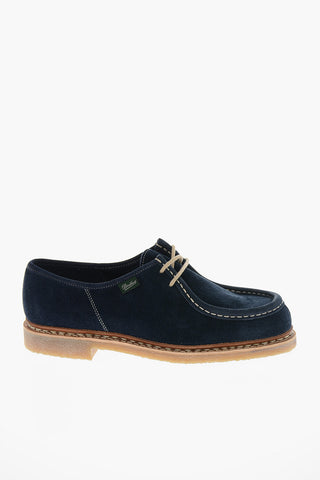 Suede MICKA Derby Shoes With Contrasting Laces