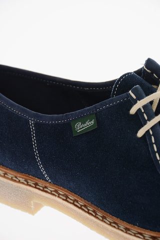 Suede MICKA Derby Shoes With Contrasting Laces