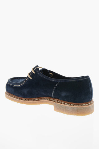 Suede MICKA Derby Shoes With Contrasting Laces