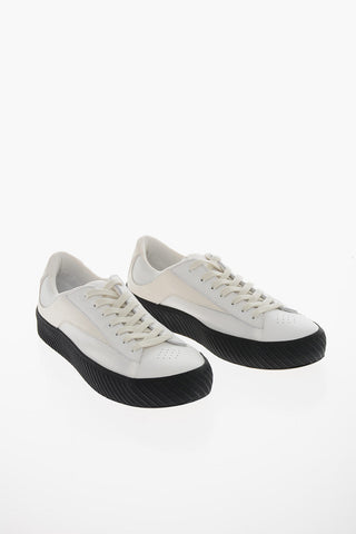 Leather RODINA Low-Top Sneakers with Contrasting Sole