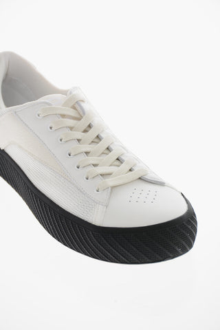 Leather RODINA Low-Top Sneakers with Contrasting Sole